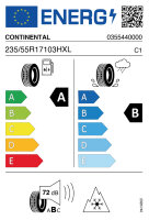 CONTINENTAL ALLSEASON CONTACT 235/55 R17 103H...