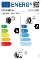 CONTINENTAL PREMIUM CONTACT 5 235/55 R17 103W  Sommerreifen