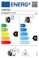 LINGLONG GREENMAX WINTER ICE I15 SUV 275/65 R17 115T...