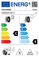 YOKOHAMA IG53 ICE GUARD 195/65 R15 91T  Winterreifen
