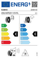 KUMHO WS71 WINTERCRAFT 295/40 R20 110V  Winterreifen