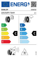 DUNLOP SP WINTER SPORT 4D 225/50 R17 94H MO EXTENDED Winterreifen