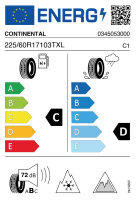 CONTINENTAL VIKING CONTACT 7 225/60 R17 103T WINTERREIFEN...