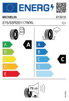 MICHELIN PRIMACY ALL SEASON 275/55 R20 117W (LR)...