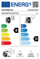 CONTINENTAL VIKING CONTACT 8 245/45 R18 100T FR EVC...