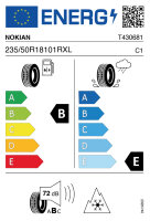 NOKIAN HAKKAPELIITTA R3 235/50 R18 101R  Winterreifen