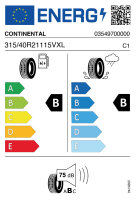 CONTINENTAL CROSS CONTACT LX SPORT 315/40 R21 115V MO1...