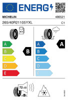 MICHELIN CROSS CLIMATE 3 SPORT 265/40 R21 105Y RG (FRV)...