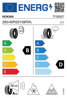 NOKIAN HAKKAPELIITTA R5 285/40 R20 108R (EV) SILENT DRIVE...