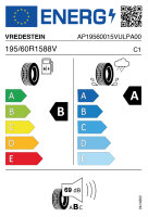 VREDESTEIN ULTRAC + 195/60 R15 88V  Sommerreifen