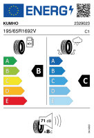 KUMHO ES31 ECOWING 195/65 R16 92V  Sommerreifen