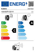 KUMHO HS52 ECSTA 195/65 R15 91H  Sommerreifen