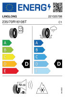 LINGLONG GREENMAX WINTER ICE I15 SUV 235/70 R16 106T WINTER Winterreifen