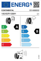 CONTINENTAL ECO CONTACT 6 185/65 R15 88H  Sommerreifen