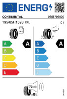 CONTINENTAL ECO CONTACT 6 195/65 R15 95H  Sommerreifen