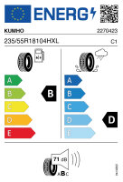 KUMHO KC53 235/55 R18 104H  Sommerreifen