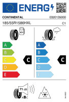 CONTINENTAL ALLSEASON CONTACT 2 185/55 R15 86H (EVc)...