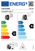 YOKOHAMA BLUEARTH WINTER V906 195/65 R15 91T  Winterreifen