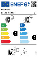 LINGLONG GREENMAX WINTER ICE I15 SUV 245/65 R17 107T...