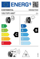 CONTINENTAL WINTER CONTACT TS 870 185/70 R14 88T...