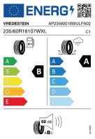 VREDESTEIN ULTRAC + 235/60 R18 107W  Sommerreifen
