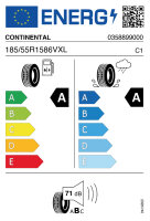 CONTINENTAL ECO CONTACT 6 185/55 R15 86V  Sommerreifen