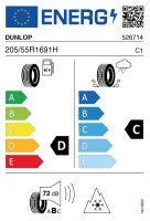 DUNLOP SP WINTER SPORT 3D 205/55 R16 91H (*) Winterreifen
