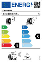 YOKOHAMA W-DRIVE V903  185/65 R15 92T  Winterreifen