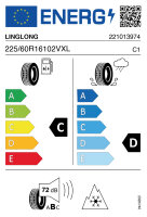 LINGLONG GREENMAX ALLSEASON 225/60 R16 102V...