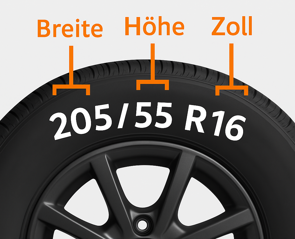 Reifenmaß Erklärung